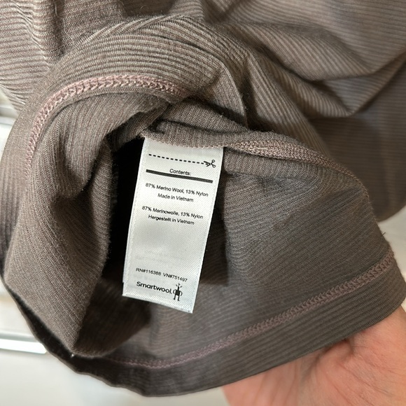 SmartWool Men's (M) Medium Merino 150 Base Layer Micro Stripe Long Sleeve Shirt - Picture 6 of 6